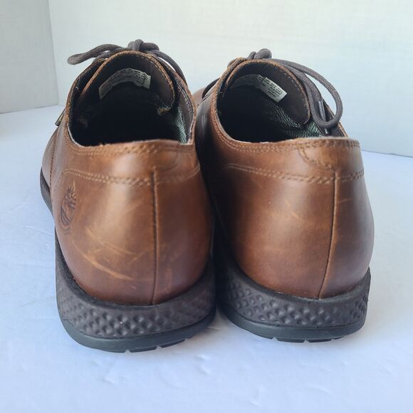 Timberland A1SNK Oxford Shoes Mens 9.5 Brown Leather Gore-Tex Waterproof Aerocor main image 13